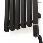 Oltens Stang S (e) grzejnik łazienkowy 180x28 cm elektryczny czarny mat 55127300