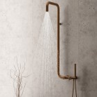 Deante Silia zestaw natryskowy z deszczownicą brąz szczotkowany NQS_C4XM