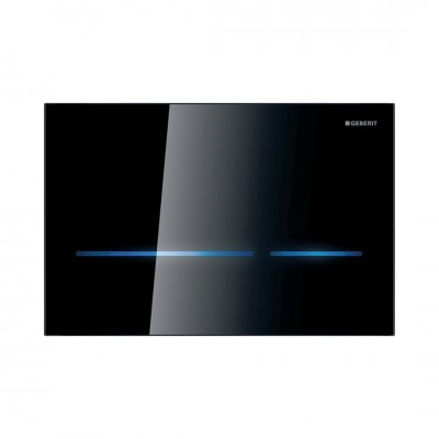 Geberit Sigma80 przycisk spłukujący do WC elektroniczny szkło czarne 116.090.SG.6