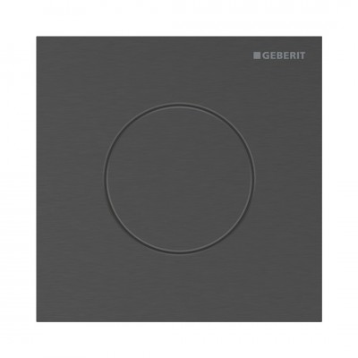 Geberit Typ 40 przycisk spłukujący do pisuaru pneumatyczny czarny chrom 116.014.QD.1