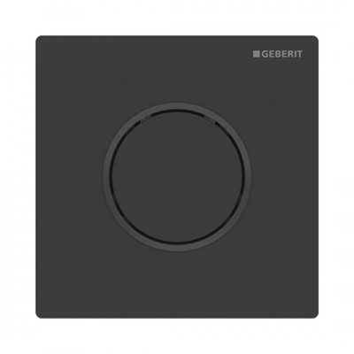 Geberit Typ 10 zawór spłukujący do pisuaru pneumatyczny czarny mat 116.015.16.1