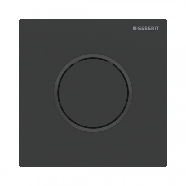 Geberit Typ 10 zawór spłukujący do pisuaru pneumatyczny czarny mat 116.015.16.1