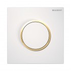 Geberit Sigma 10 przycisk spłukujący do pisuaru biały/pozłacany/biały 116015KK1