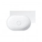 Omnires Ovo M+ umywalka ścienna-nablatowa 64x44 cm prawa biały połysk OVO645UWPBP