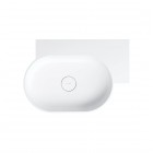 Omnires Ovo M+ umywalka ścienna-nablatowa 64x44 cm prawa biały mat OVO645UWPBM