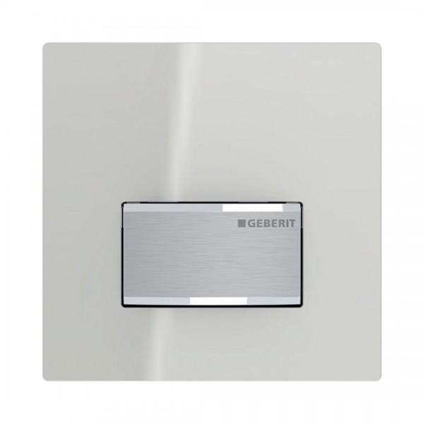 Geberit Typ 50 przycisk spłukujący do pisuaru pneumatyczny szary piaskowy 116.016.JL.5