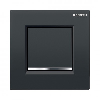 Geberit Typ 30 zawór spłukujący do pisuaru czarny połysk/chrom połysk 116017KM1