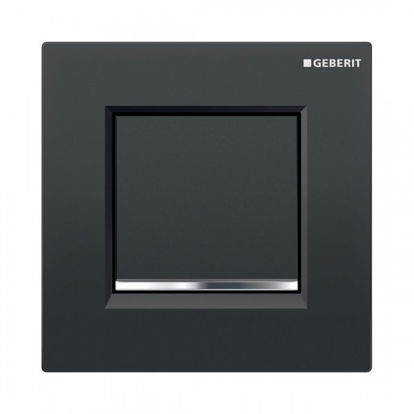 Geberit Typ 30 zawór spłukujący do pisuaru czarny połysk/chrom połysk 116017KM1