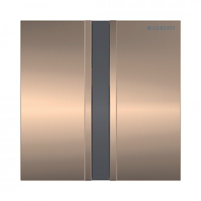 Geberit Typ 50 przycisk spłukujący do pisuaru elektroniczny czerwone złoto 116.026.QB.1