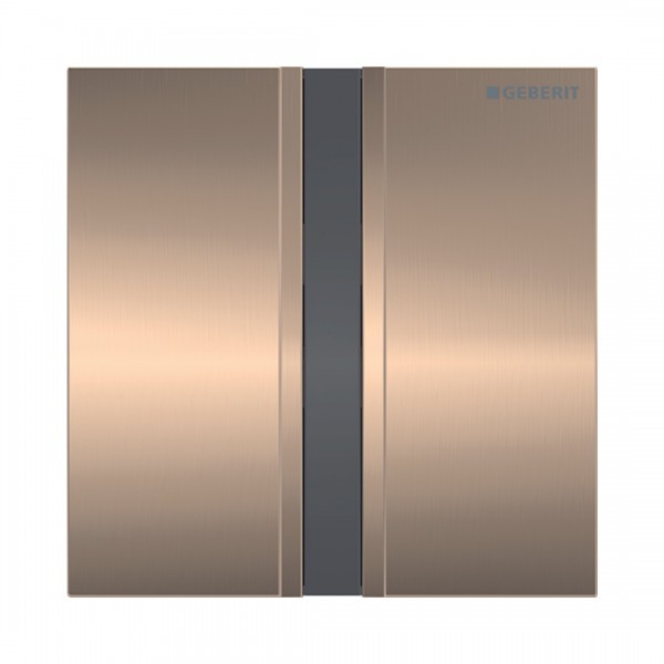 Geberit Typ 50 przycisk spłukujący do pisuaru elektroniczny czerwone złoto 116.026.QB.1