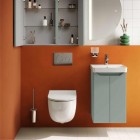 Elita Meble Helo Compact umywalka z szafką 40 cm zielony mat RE020400201470