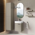 Elita Meble Tiny zestaw łazienkowy 45 cm umywalka z szafką beżowy mat RE020451167020