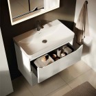 Elita Meble Helo szafka podumywalkowa 80 cm biały połysk RE010800208060