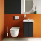 Elita Meble Helo Compact umywalka z szafką 40 cm czarny mat RE020400207160