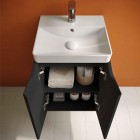 Elita Meble Helo Compact umywalka z szafką 40 cm czarny mat RE020400207160