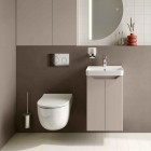 Elita Meble Helo Compact umywalka z szafką 40 cm beżowy mat RE020400207020