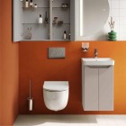 Elita Meble Helo Compact umywalka z szafką 40 cm beżowy mat RE020400207020