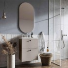 Elita Meble Kido zestaw szafka z umywalką 50 cm beżowy mat RE020501117020