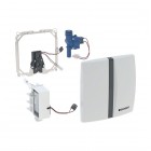 Geberit Basic przycisk spłukujący elektroniczny do pisuaru zasilanie 230V biały 115802115