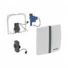 Geberit Basic przycisk spłukujący elektroniczny do pisuaru zasilanie bateryjne biały 115.804.11.5