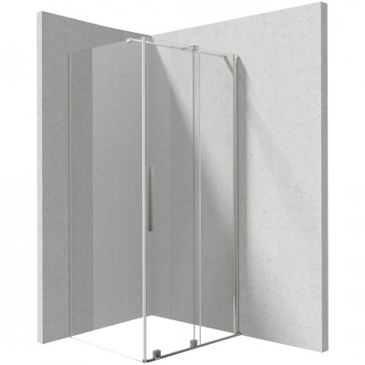 Deante Prizma kabina prysznicowa prostokątna 100x80 cm chrom KPN0P10S08