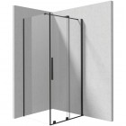 Deante Prizma kabina prysznicowa prostokątna 100x80 cm czarny mat KPNNP10S08