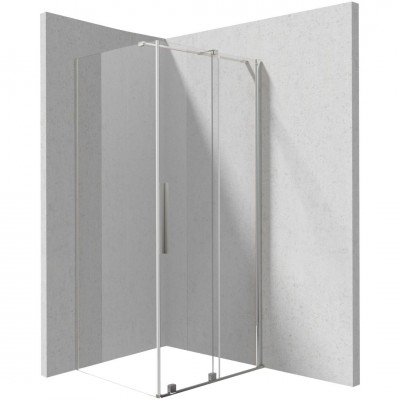 Deante Prizma kabina prysznicowa prostokątna 120x90 cm chrom KPN0P12S09