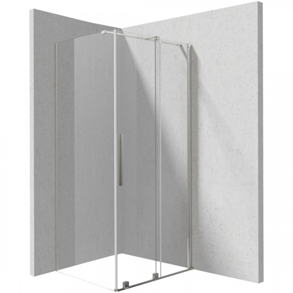 Deante Prizma kabina prysznicowa prostokątna 120x90 cm chrom KPN0P12S09