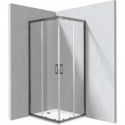 Deante Funkia Evo kabina prysznicowa z brodzikiem prostokątna 90x80 cm titanium KYCPD089P
