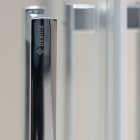 Deante Funkia Evo kabina prysznicowa z brodzikiem kwadratowa 80 cm titanium KYCP0088P