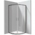 Deante Funkia Evo kabina prysznicowa z brodzikiem półokrągła 90 cm titanium KYPPD099P