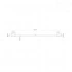 Oltens Ronneby wąż prysznicowy 150 cm nikiel 37201910