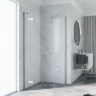 Novellini NH G+F kabina prysznicowa prostokątna 130x75 cm lewa srebrna 62882