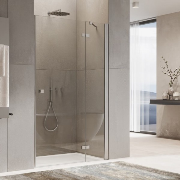 Ronal Annea drzwi prysznicowe 75 cm prawe nikiel szczotkowany AN13D07502507