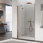 Sanswiss Annea drzwi prysznicowe 75 cm lewe miedź szczotkowana AN13G07502707