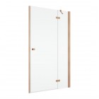 Sanswiss Annea drzwi prysznicowe 75 cm prawe miedź szczotkowana AN13D07502707