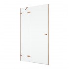 Sanswiss Annea drzwi prysznicowe 75 cm lewe miedź szczotkowana AN13WG07502707