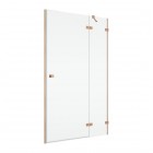 Sanswiss Annea drzwi prysznicowe 75 cm prawe miedź szczotkowana AN13WD07502707