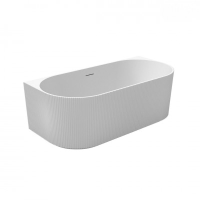 Oltens Hamnes wanna wolnostojąca 160x75 cm przyścienna biała 12025000