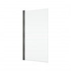 Sanswiss Solino parawan nawannowy 1-częściowy 75x150 cm gunmetal szczotkowany SOEB107502607