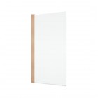 Sanswiss Solino parawan nawannowy 1-częściowy 75x150 cm miedź szczotkowana SOEB107502707