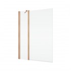 Sanswiss Solino parawan nawannowy 1-częściowy 90x150 cm miedź szczotkowana SOEB130902707