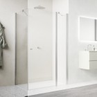 Sanswiss Solino ścianka prysznicowa 70 cm boczna do drzwi nikiel szczotkowany SOLT107002507