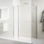 Sanswiss Solino ścianka prysznicowa 70 cm boczna do drzwi nikiel szczotkowany SOLT107002507