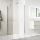 Sanswiss Solino ścianka prysznicowa 75 cm boczna do drzwi nikiel szczotkowany SOLT107502507