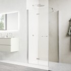 Sanswiss Solino ścianka prysznicowa 70 cm boczna do drzwi nikiel szczotkowany SOLT107002507