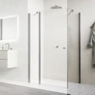 Sanswiss Solino ścianka prysznicowa 70 cm boczna do drzwi gunmetal szczotkowany SOLT107002607