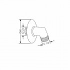 Kludi przyłącze kątowe 6054005