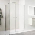 Sanswiss Solino ścianka prysznicowa 70 cm boczna do drzwi nikiel szczotkowany SOLT307002507