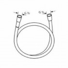 Kludi Suparaflex Silver wąż natryskowy chrom